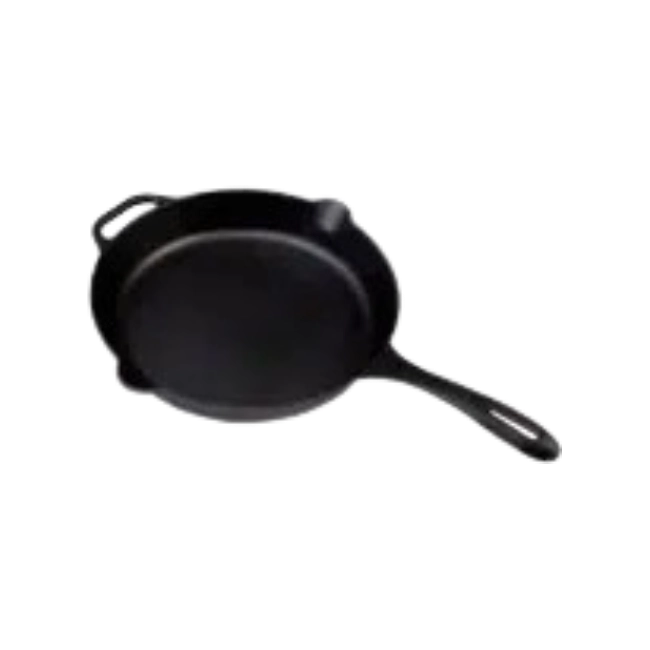 Sarten Tipo Skillet Picca Ferro 30" cm Hierro Fundido Color Negro