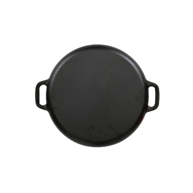Sarten Comal Ferro 34" cm Hierro Fundido Color Negro