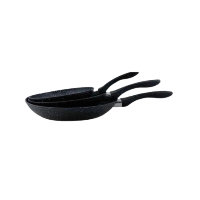 Juego de Sartenes Picca Potenza PI003SSME 20" - 24" - 28"cm Color Negro Matte