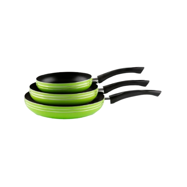 Juego de Sartenes Picca Cerdeña PI003SSTE 20" - 26" - 30"cm Color Verde