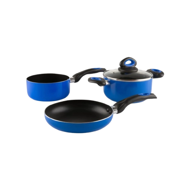 Bateria de Cocina Picca Sicilia PI004BTA 4 Piezas Dyflon Color Azul
