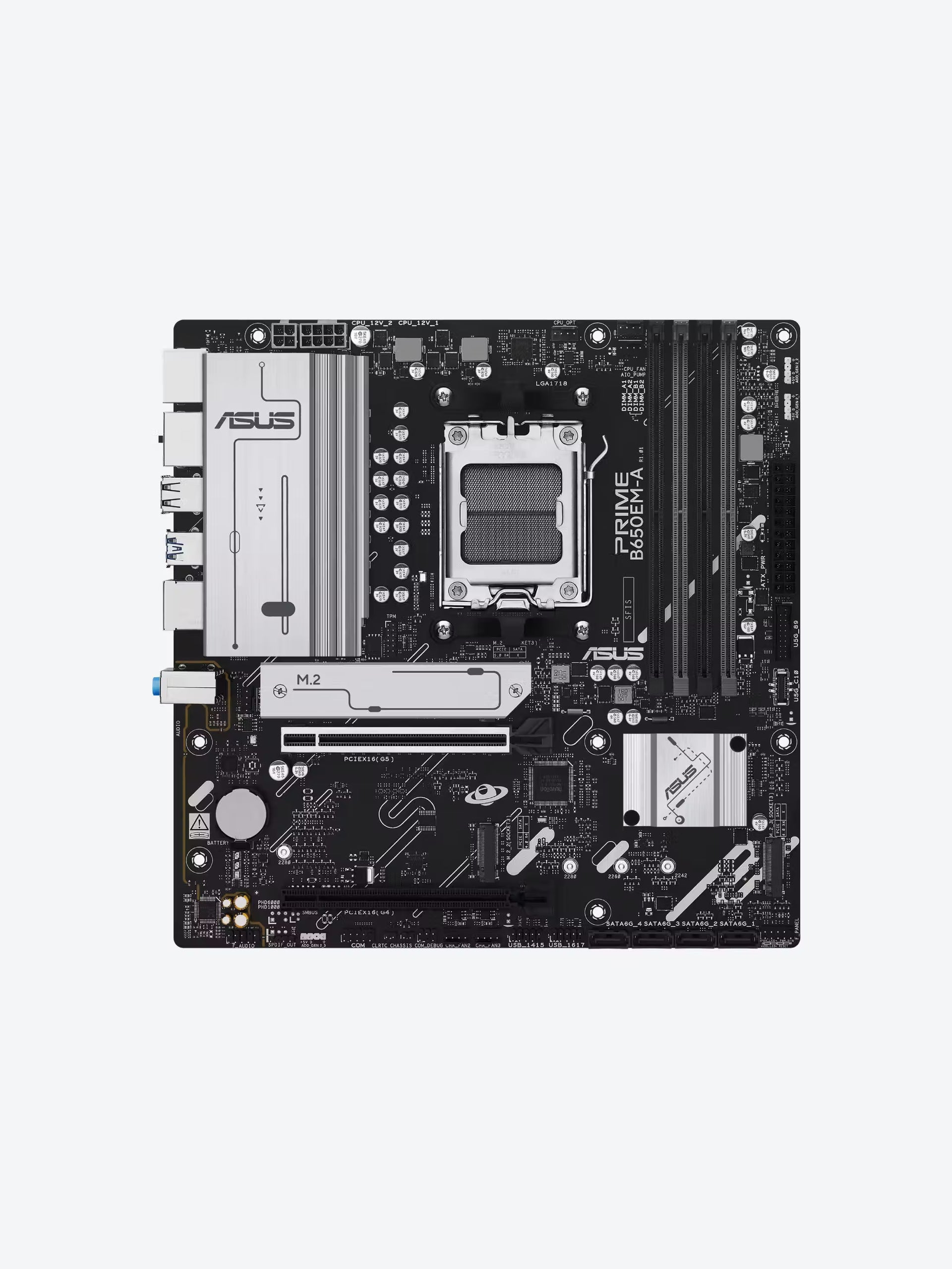 ASUS - Motherboard - PRIME B650EM-A