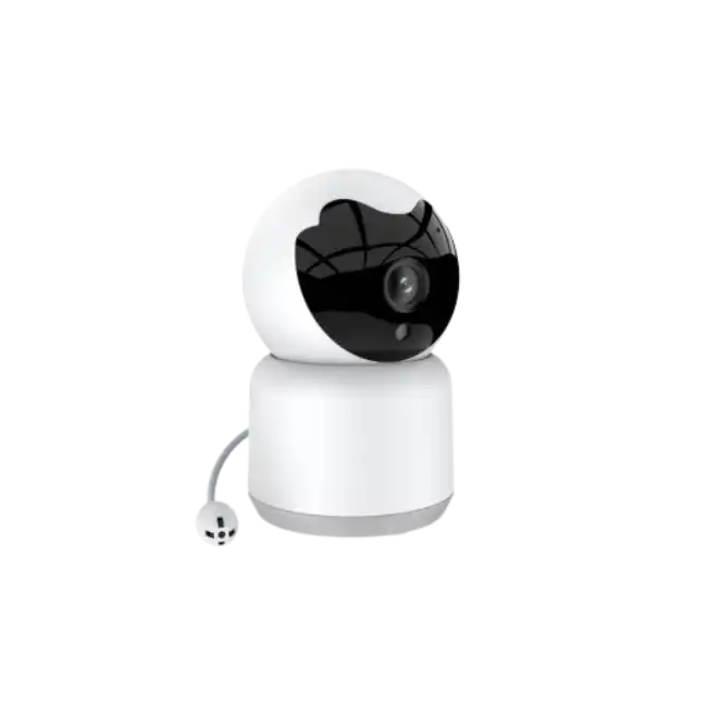 Camara Tuya PST-E10-3MP Smart 3MP WiFi Con Detector de Sonido 3.6mm Audio de Doble Via IR Cut Vision Nocturna Distancia 8-10Mts 5V 1A Puerto Tarjeta MicroTF