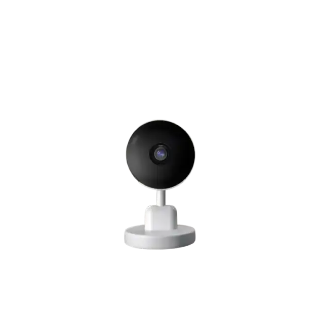 Camara Inteligente Tuya PST-E8-2MP 2MP WiFi Lente 2.8mm Audio de Doble Via IR Cut Vision Nocturna Distancia 8-10Mts  5V 1A Puerto Tarjeta MicroTF