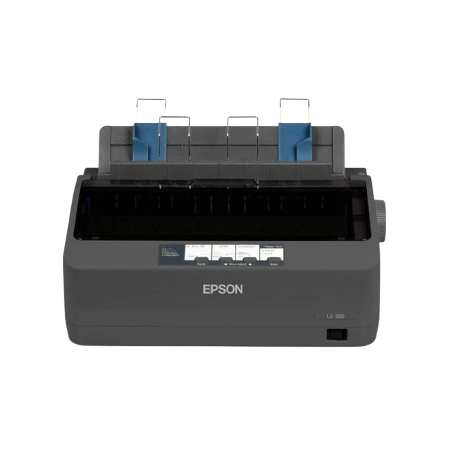 Epson LX 350 - Impresora - monocromo - matriz de puntos - 9 espiga - hasta 357 caracteres/segundo - paralelo, USB, serial-2