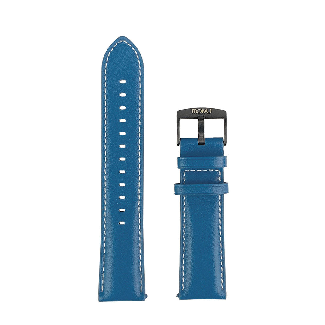 Pulsera T7 y T8 cuero azul