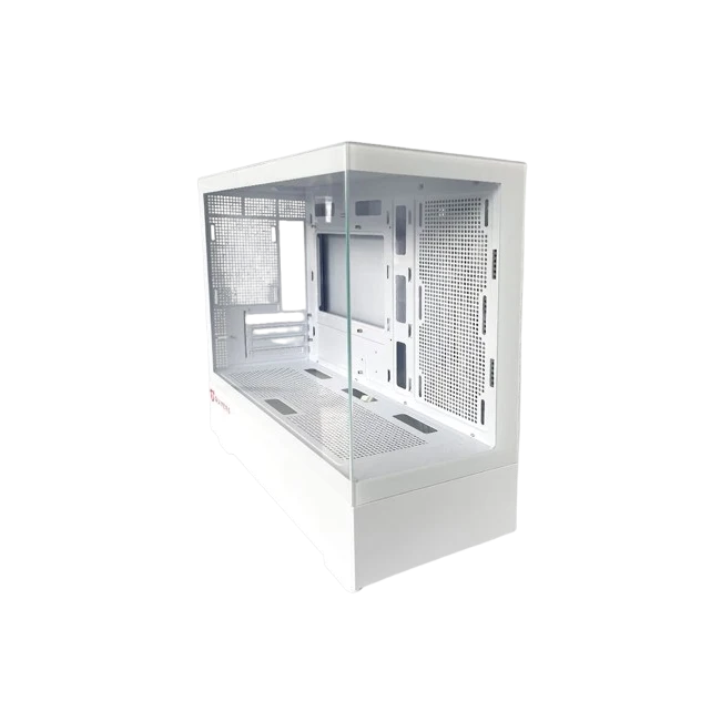 Case Gamer Quimera QM-AXT-PROWHT Ventiladores Con Vidrio Templado Color Blanco