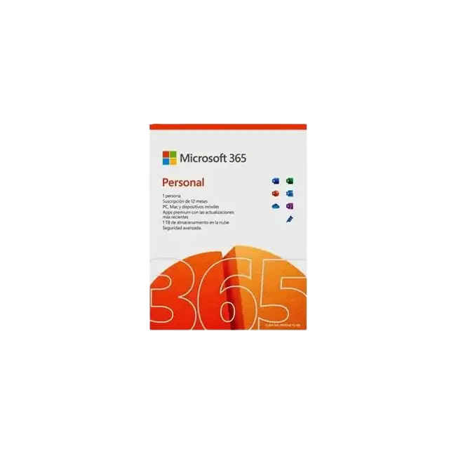 Licencia Microsoft 365 Personal 1 Año Fisica QQ2-00008TP-1