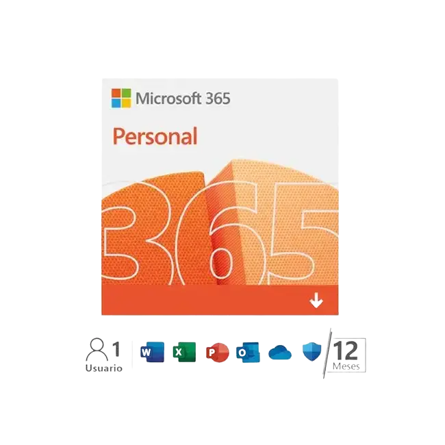LICENCIA MICROSOFT 365 PERSONAL 1 AÑO WINDOWS MAC QQ2-00008