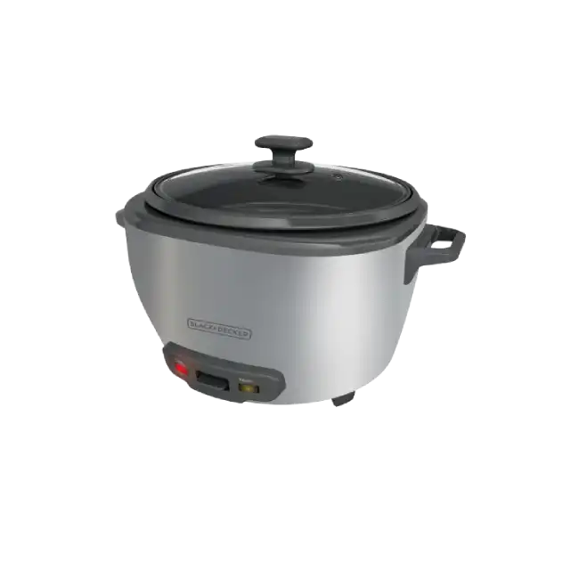 Olla Arrocera Black+Decker RC5200M 20 Tazas Color Plateado-4