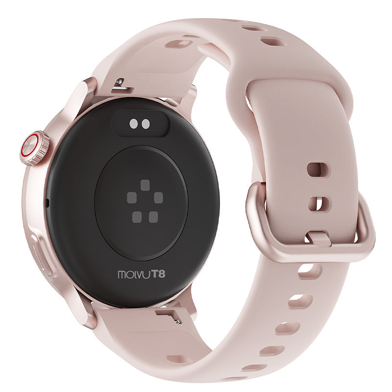 RELOJ T8 ROSA + PULSERA VELCRO NARANJA-3