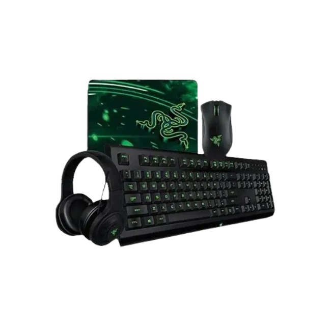 COMBO GAMING TECLADO MOUSE PAD GOLIATHUS/AURICULARES ELEKT RAZER