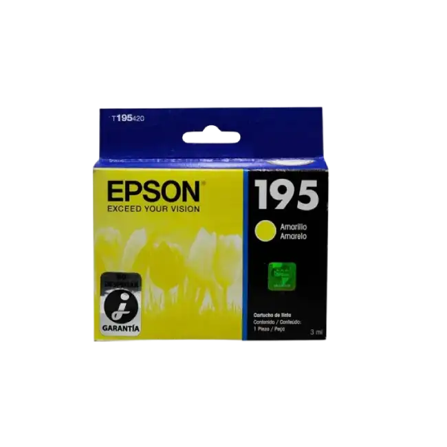 CARTUCHO DE TINTA T195420-AL T195 AMARILLO EPSON