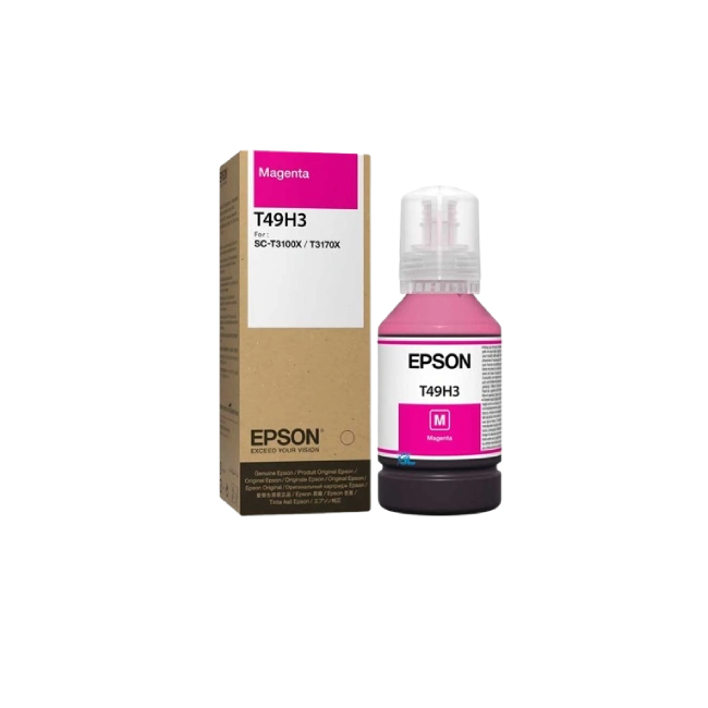 EPSON T49H MAGENTA INK BOTTLE 140ML FOR T3170X