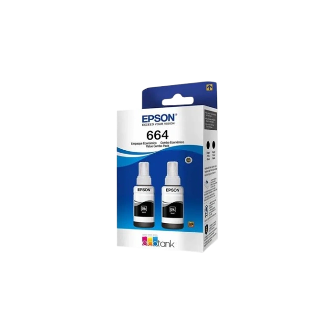 Epson T664 - 2 Pack Black