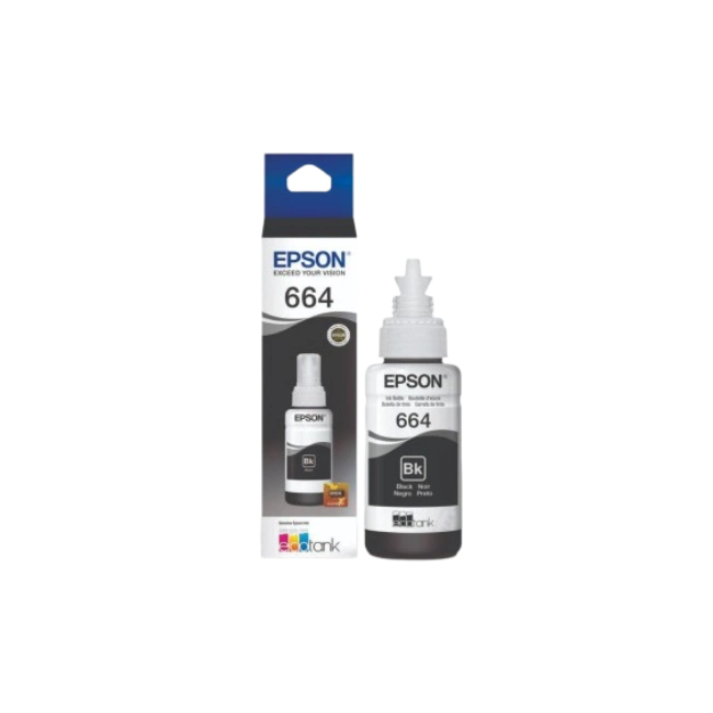 TINTA PARA IMPRESORA T664120-AL L200 COLOR NEGRO EPSON