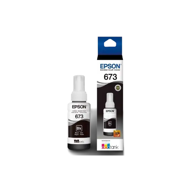TINTA PARA IMPRESORA T673120-AL L800 COLOR NEGRO EPSON
