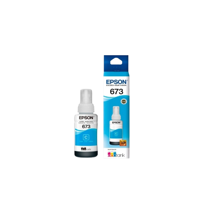 Tinta para Impresora Epson T673220-AL L800 Color Cyan-2
