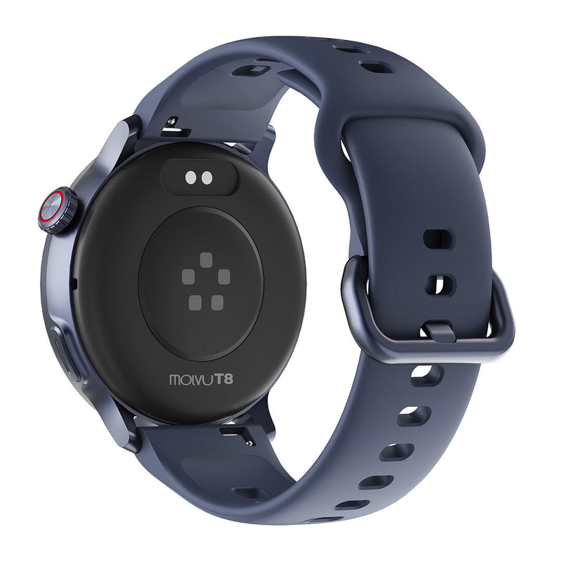 RELOJ T8 AZUL + PULSERA VELCRO NARANJA-5
