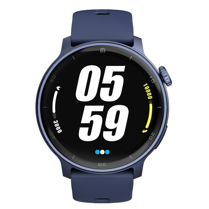 RELOJ T8 AZUL + PULSERA VELCRO NARANJA-2