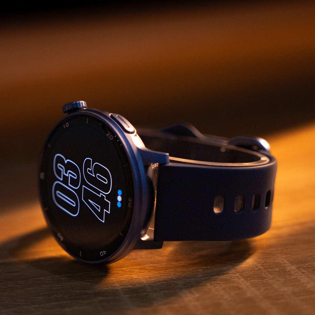 RELOJ T8 AZUL + PULSERA VELCRO NARANJA-10