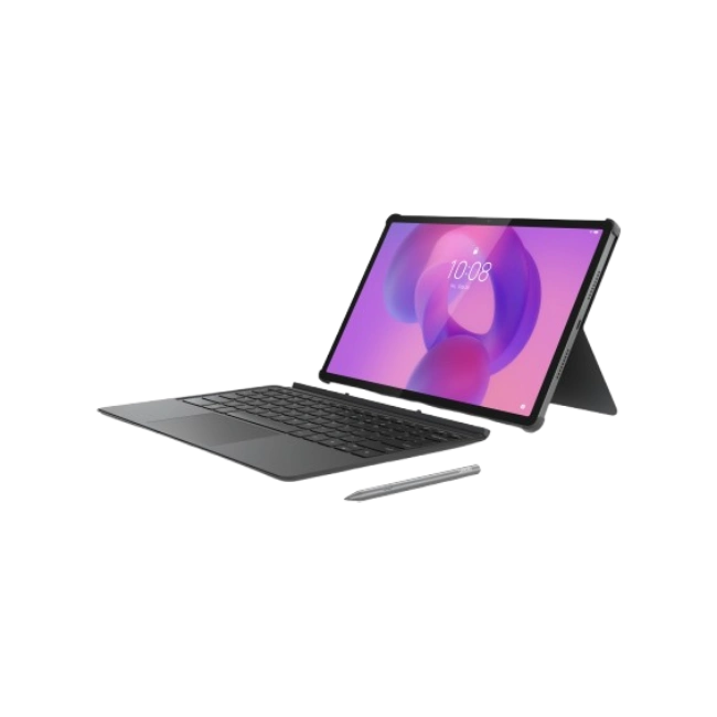 Lenovo IdeaTab Pro - 12.7" - 3K (2944 x 1840) - Android 14 or Later - MediaTek Dimensity 8300 - 8GB Soldered LPDDR5x - 256GB UFS 4.0 - Luna Grey + Keyboard + Pen Plus + Moto Buds