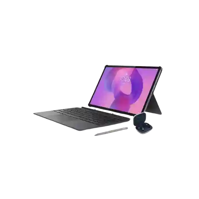 Lenovo Idea Tab - 11" - 2560 x 1600 - Android 15 or Later - Dimensity 6300 - Luna Grey - Keyboard + Tab Pen + E310 Earb