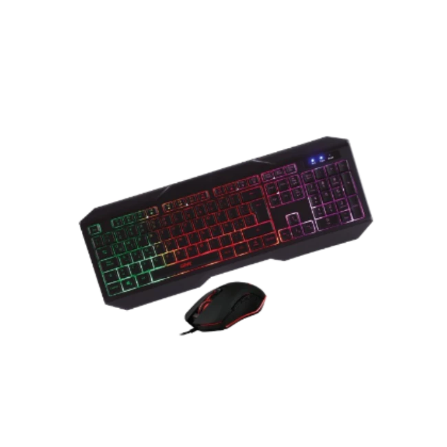 COMBO TECLADO  MOUSE GAMER 2400 DPI ILUMINACION  LED -TC505