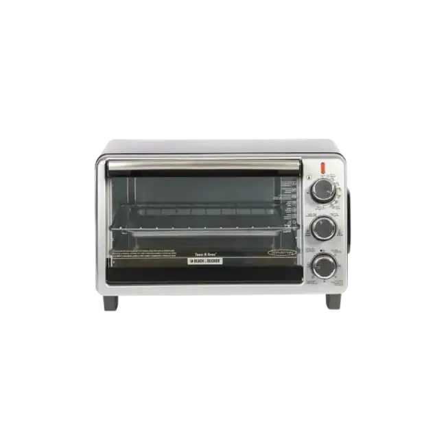 Horno Tostador Black+Decker TO1950SBD 1350 Watts Capacidad 6 Rebanadas