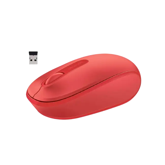 MOUSE 1850 INALAMBRICO COLOR ROJO MICROSOFT