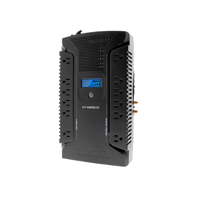 Forza HT Series HT-1000LCD - UPS - CA 120 V - 600 vatios - 1000 VA 9 Ah - conectores de salida: 12