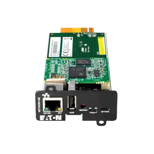 Eaton Cybersecure Gigabit NETWORK-M2 Card for UPS and PDU, UL 2900-1 and IEC 62443-4-2 Certified - Adaptador de administración remota - Gigabit Ethernet x 1 - para 5P 1500 RACKMOUNT-1