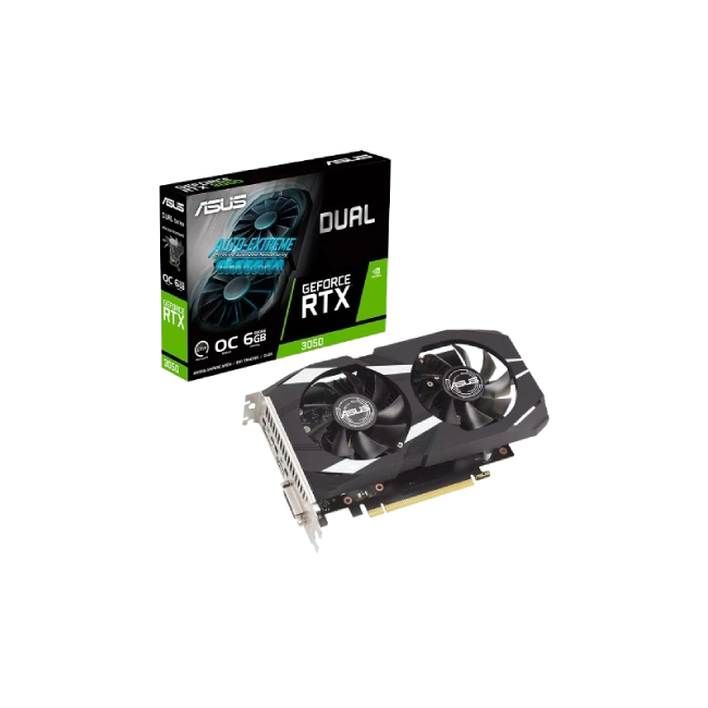 ASUS - DUAL-RTX3050-O6G - PCI Express 4.0 - NVIDIA - NVIDIA GeForce RTX 3050-1