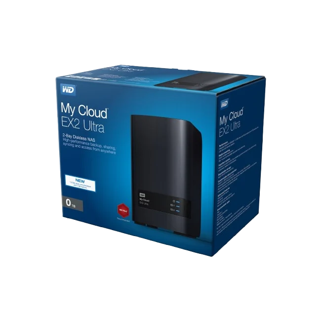 NAS ALMACENAMIENTO EN LA NUBE EX2 2 COMPARTIMENTOS WD