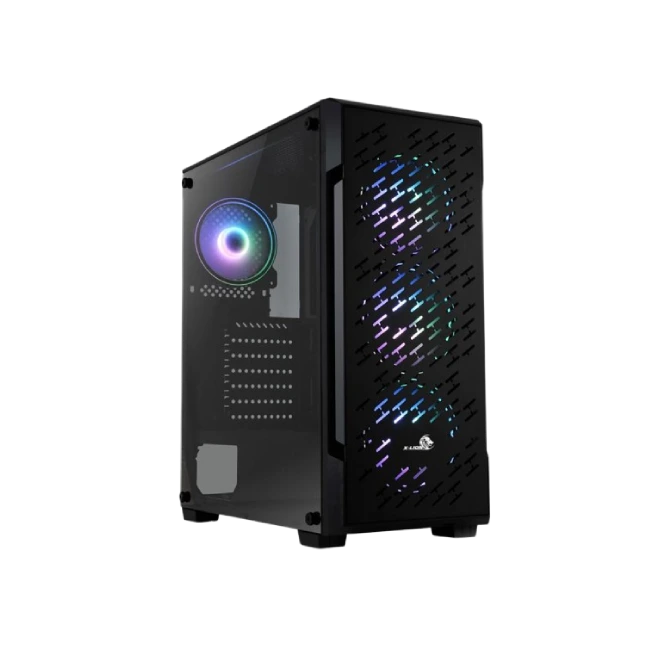 Case Gamer X-Lion H2-525 Vidrio Templado Side Panel USB 2.0*2 + USB3.0*1 + Hd Audio-1