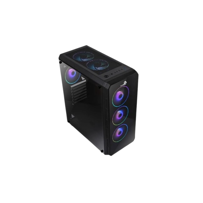 Case Gamer X-Lion HD-730 Temperado Front Y Temperado Lateral +3 Fans Front Panel