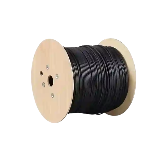 Cable UTP ZKTeco XL600-C-B Cat 6 CCA Bobina 305 Metros Para Exterior Color Negro