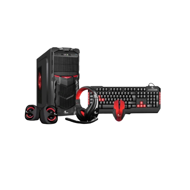 CASE-PC GAMING XT-GMR-S TW TE/MO/BO/HE NEGRO/ROJO XTECH