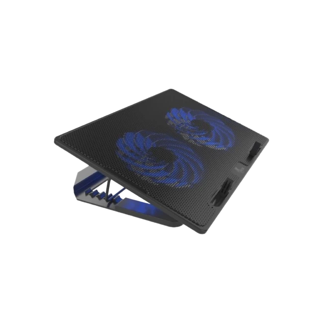Base con Ventilador Para Laptop Xtech XTA-155 15.6" Luz Led Azul