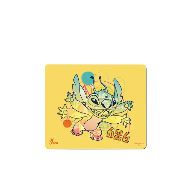 Mouse Pad Xtech XTA-D100ST-YL Stitch de Disney 86x7x07 Pulgadas