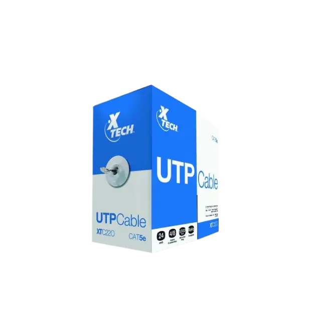 CABLE UTP XTC-220 CATEGORIA 5E METRO XTECH