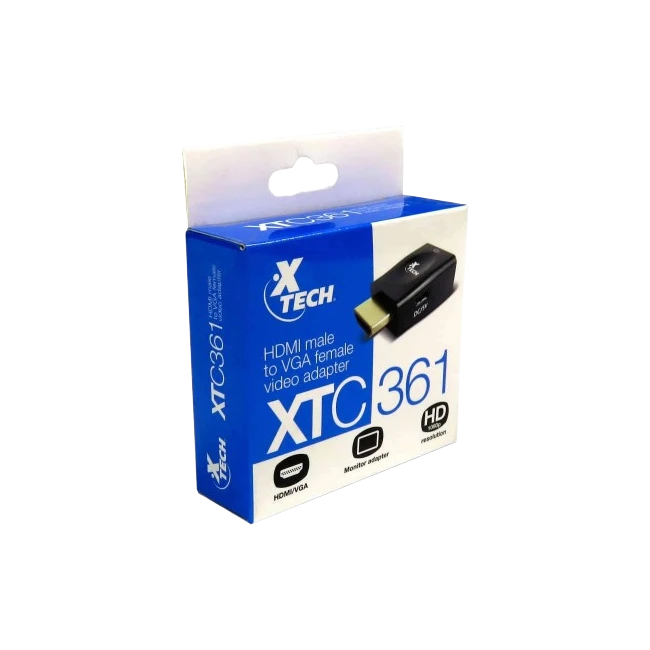ADAPTADOR XTC-361HDMI MACHO A VGA HEMBRA 1920X1080 XTECH-4