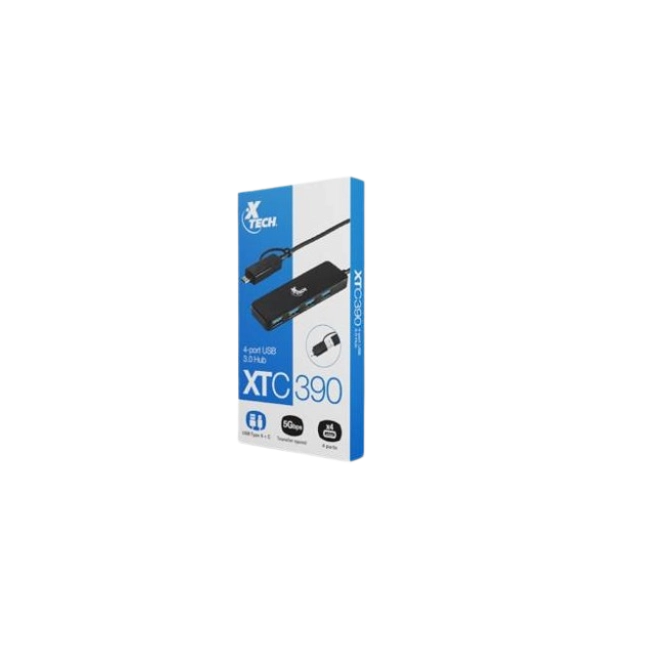 Hub Xtech 4 Puertos USB 30 XTC-390