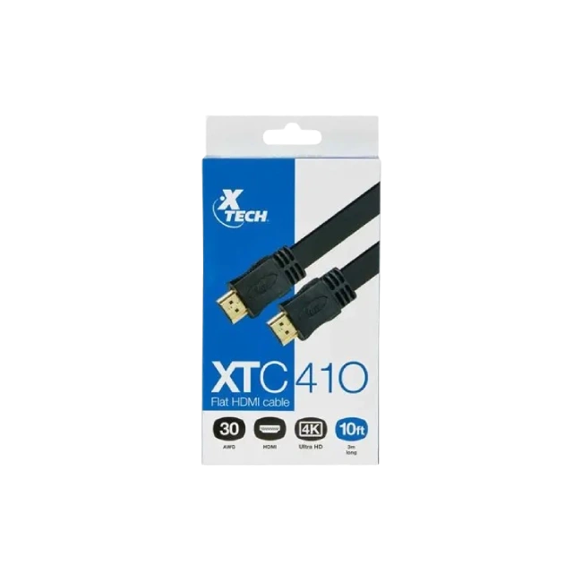 CABLE HDMI XTC-410 VIDEO/AUDIO 10 PIES XTECH