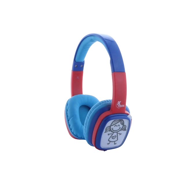 AUDIFONOS XTH-350 SOUNDART KID COLOR AZUL XTECH-1