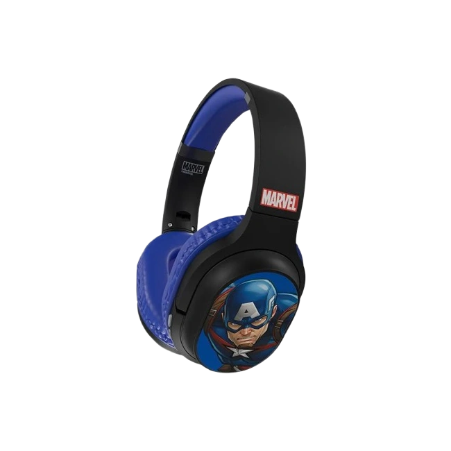 Headset Xtech XTH-M660CA Marvel Capitan America Con Microfrono Omnidireccional Inalambrico