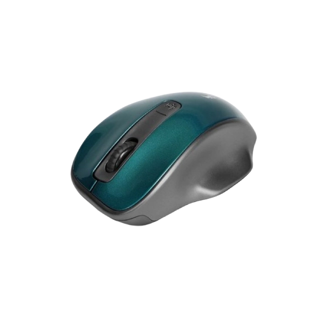 MOUSE XTM-320 INALAMBRICO 2.4GHZ 4 BOTONES 1600 DPI COLOR GRIS CON TURQUESA XTECH