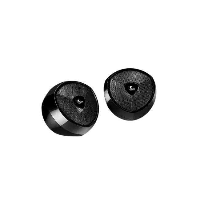 BOCINAS XTECH XTS-111 2.0 IKONIC 3.5MM-USB 5W COLOR NEGRO