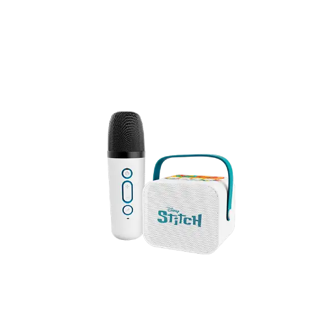 Mini Karaoke kit XTS-D622ST Stitch de Disney Color Blanco