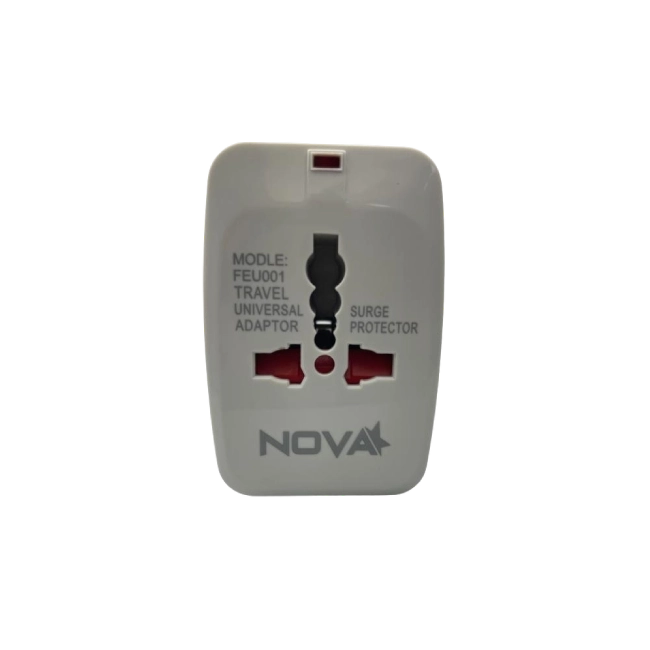 ADAPTADOR  UNIVERSAL  NOVA FEU001001C  PARA VIAJES
